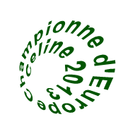 Championne d'Europe  Celine 2013